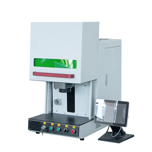 Puerta automática cerrada completa 20w 30w 50w 60w 80w 100w JPT MOPA marcadora láser de fibra